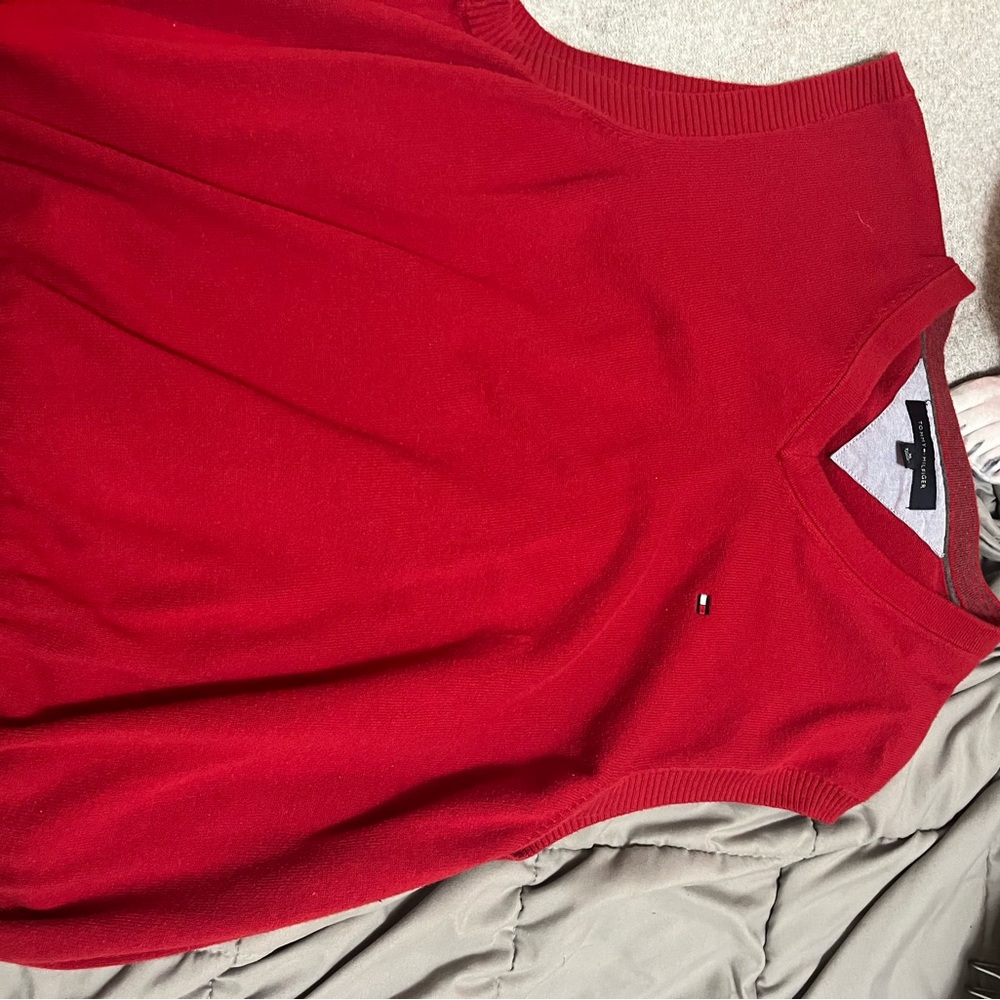 Tommy Hilfiger men's Bold Red Tank Top